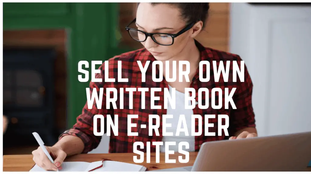 E-book writing on e-reader sites