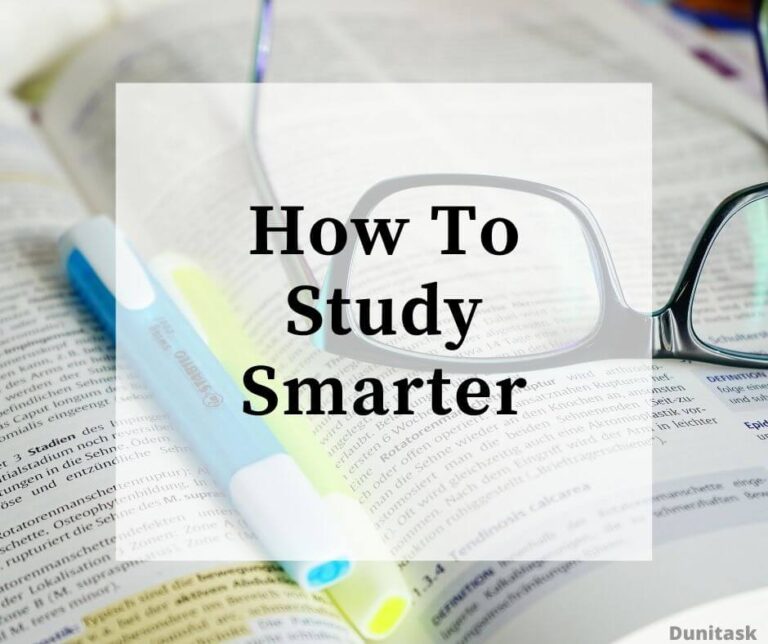 How to study smarter