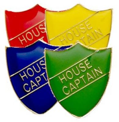 School badges of house captain