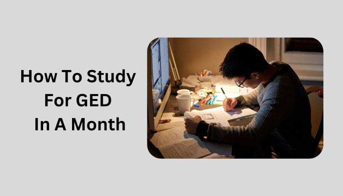 Study for GED in a month